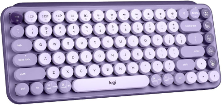 Logitech POP Keys - Teclado mecánico inalámbrico con teclas Emoji p...