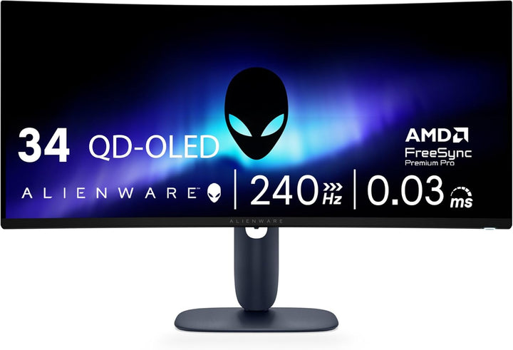 Alienware 34 240Hz QD-OLED monitor curvo para videojuegos - AW3425D...