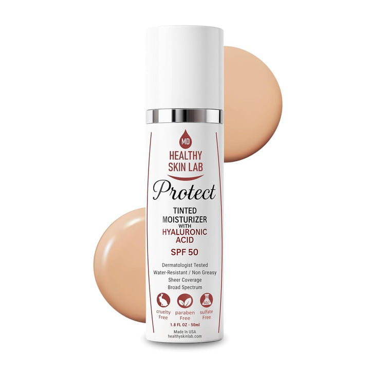 Healthy Skin Lab Protect - Hidratante tintado y protector solar min...