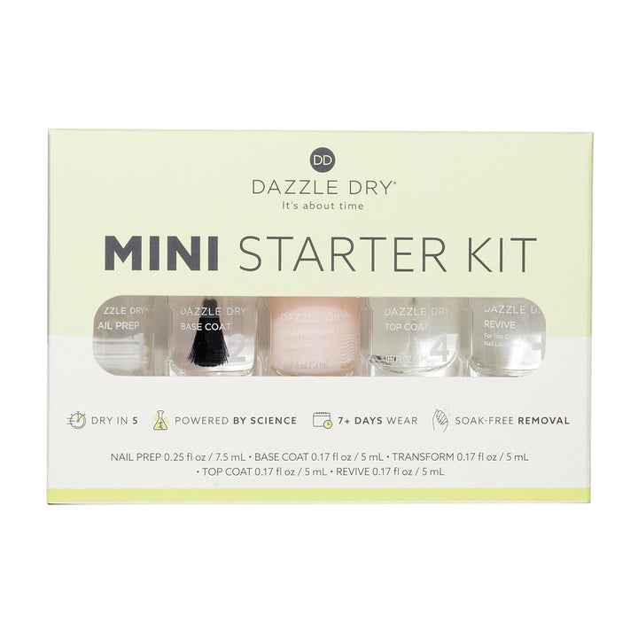 Dazzle Dry Mini kit completo de iniciación | Paso 1 - Preparación d...