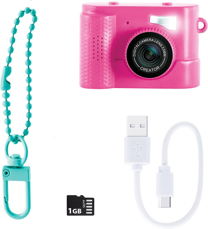 Cámara Digital Compacta Mini\u2019Cam Photo Creator - Rosa; Persona...
