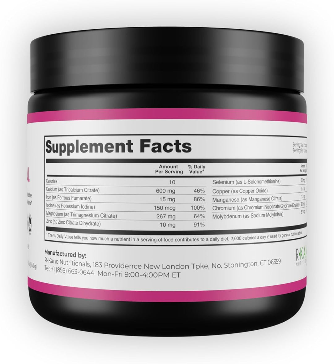 R-Kane Nutritionals Barisentials - Suplemento multimineral bariátri...