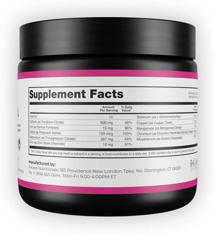 R-Kane Nutritionals Barisentials - Suplemento multimineral bariátri...