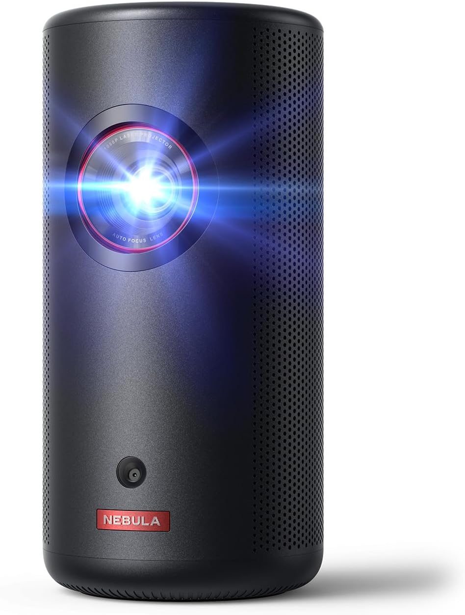 NEBULA Capsule 3 Láser, Mini Proyector de TV Inteligente Wi-Fi Port...