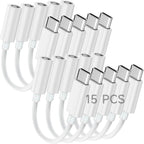 Adaptador USB C a conector de auriculares de 3.5mm para iPhone 15/16 Pro/Max, Dongle DAC de audio de alta resolución, convertidor de cable auxiliar de 3.5mm para Samsung Galaxy, iPad