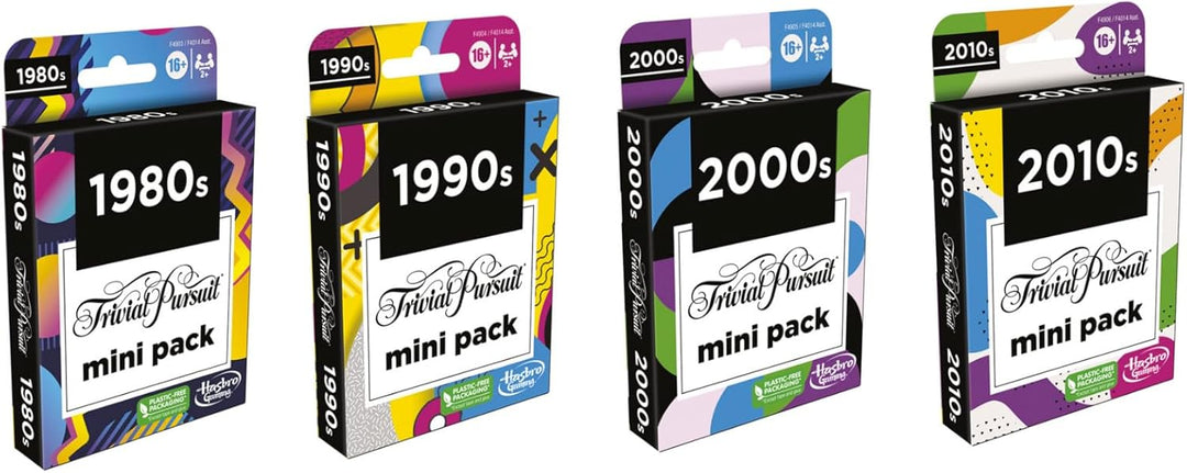 GAMES Trivial Pursuit Mini Packs Multipack Preguntas