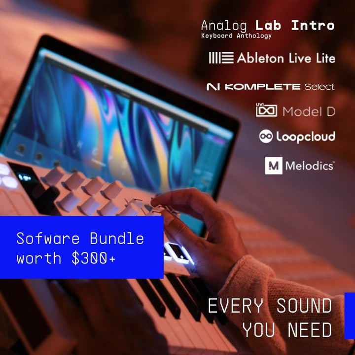 Arturia MiniLab Controlador de teclado MIDI USB de 3 a 25 teclas co...