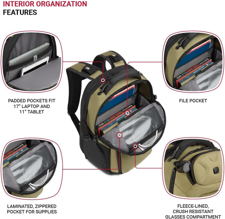 SwissGear Endure ScanSmart \u2013 Mochila para laptop con aprobació...
