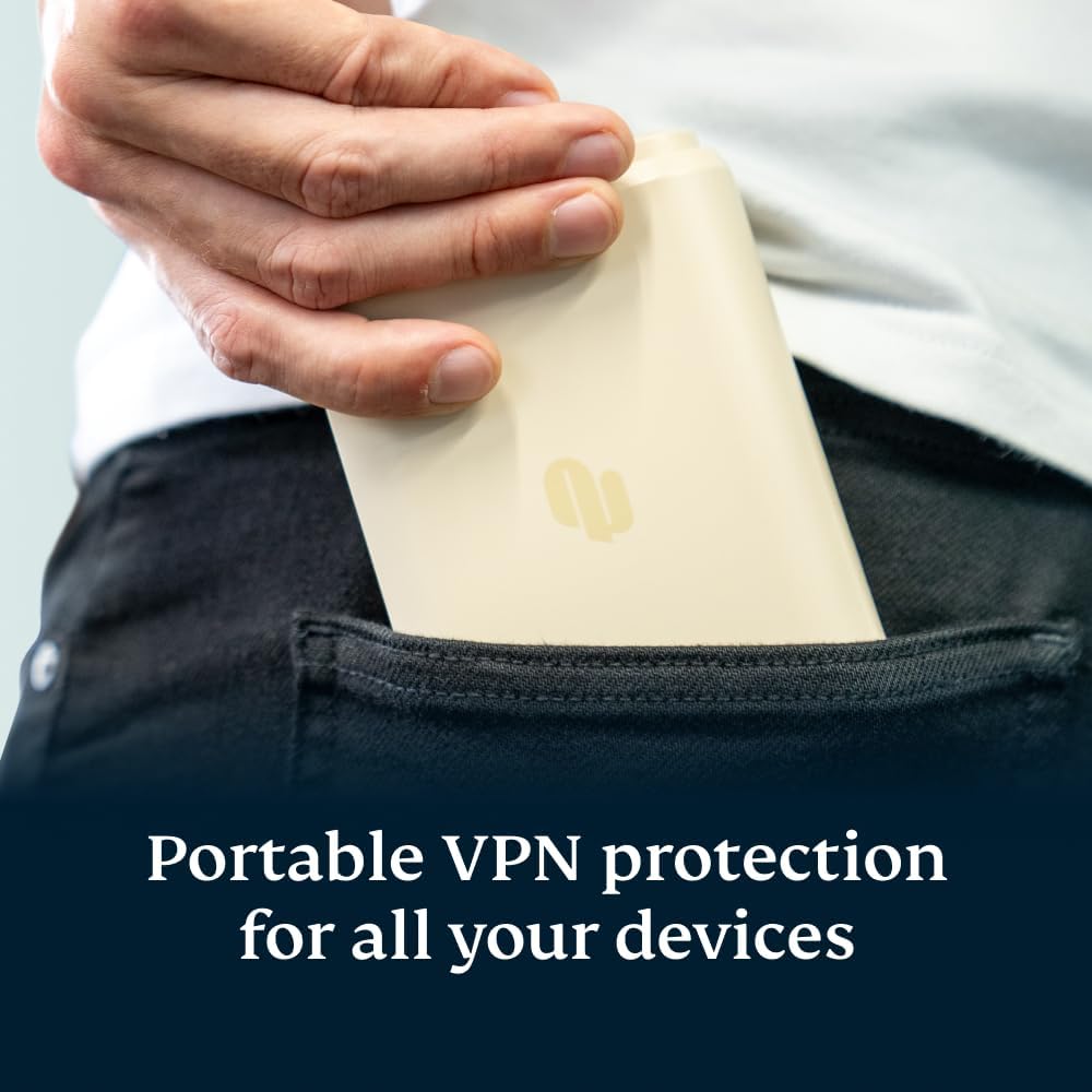 Aircove Go | Enrutador VPN Wi-Fi 6 portátil | Protege dispositivos...