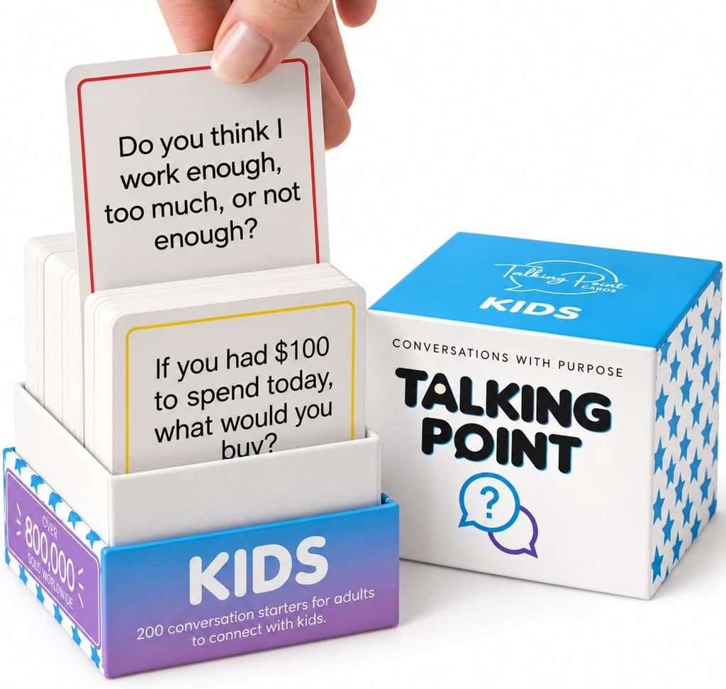 200 tarjetas de conversación para niños de 5 a 13 años; divertido juego de