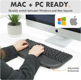 Teclado ergonómico mecánico de bajo perfil X9 Performance - (BT + 2...