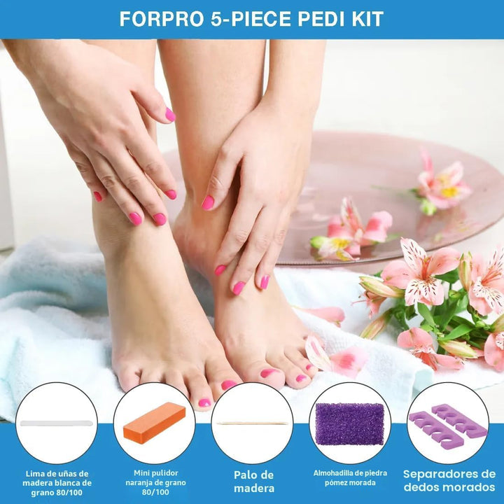 ForPro - Kit de 5 piezas de Pedi, 100 unidades, paquete individualm...