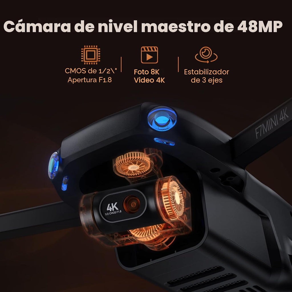 Bwine F7MINI 8K foto 5.5" 1080P RC pantalla Drones con cámara para adultos
