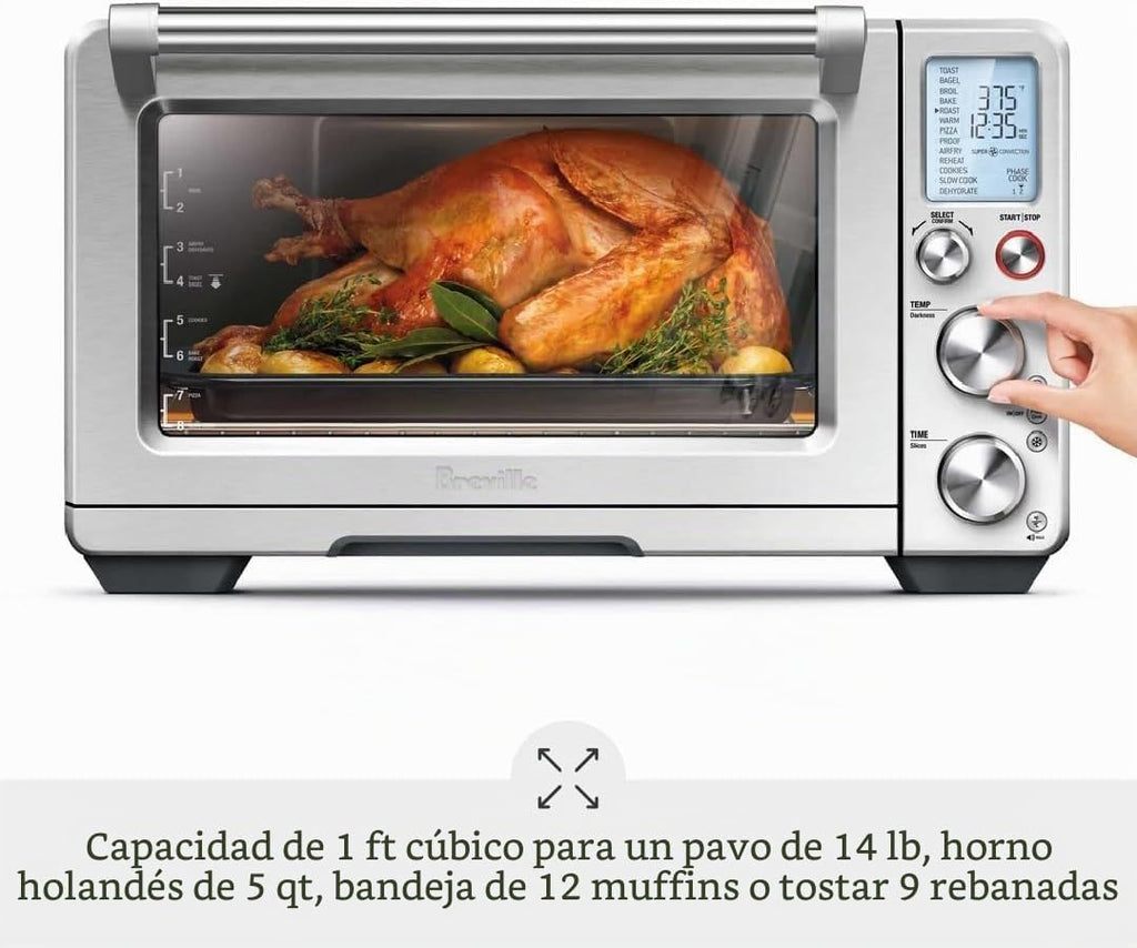 Breville BOV900BTR Smart Oven Air Fryer Pro, trufa negra