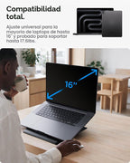 Spigen Soporte plegable para computadora portátil de escritorio de pie