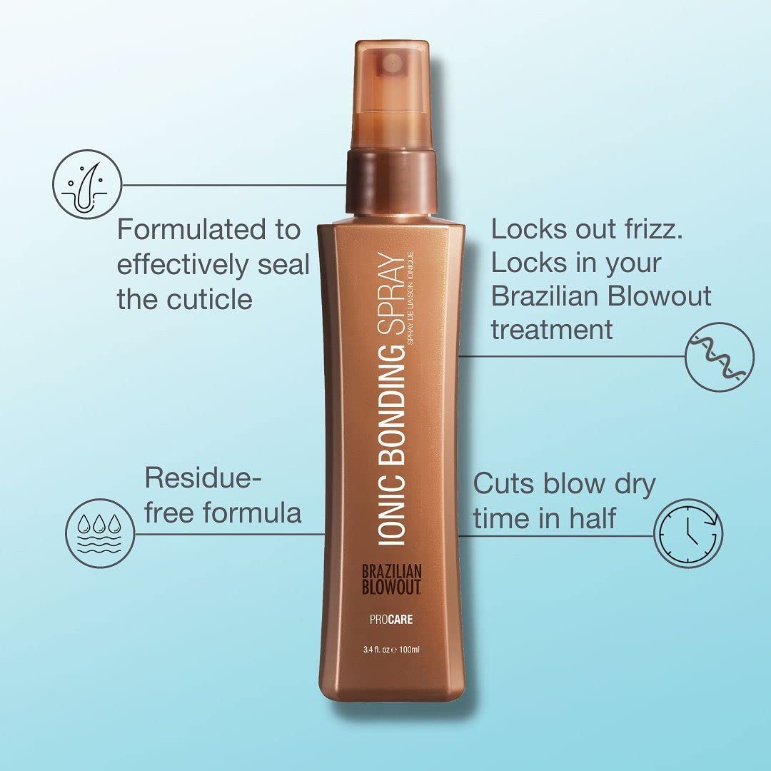 Brazilian Blowout Spray de unión iónico 3.4 fl oz