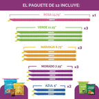 GripStic Paquete de 12 selladores de bolsas de alimentos surtidos