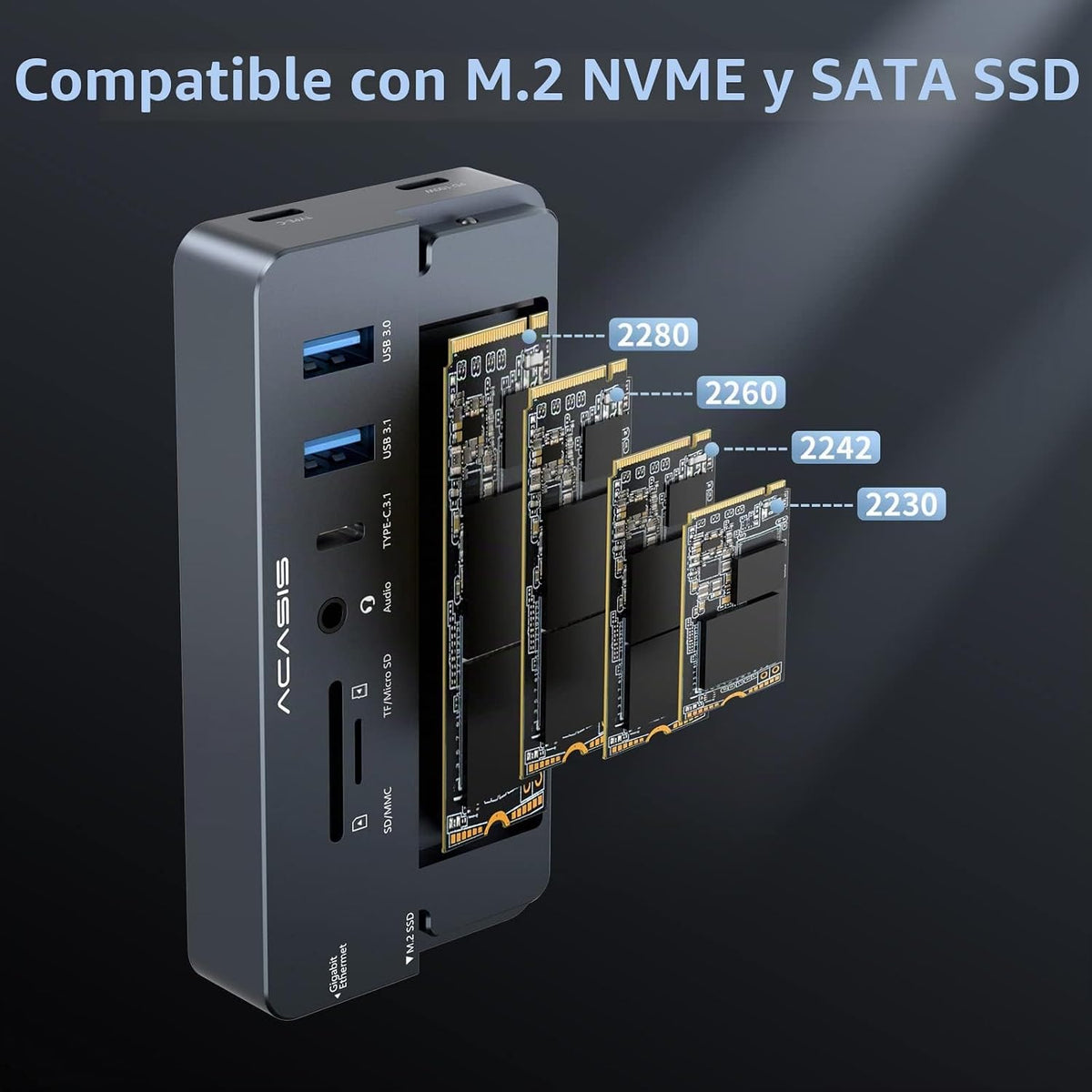 ACASIS, AC-CM073, hub USB 3.1