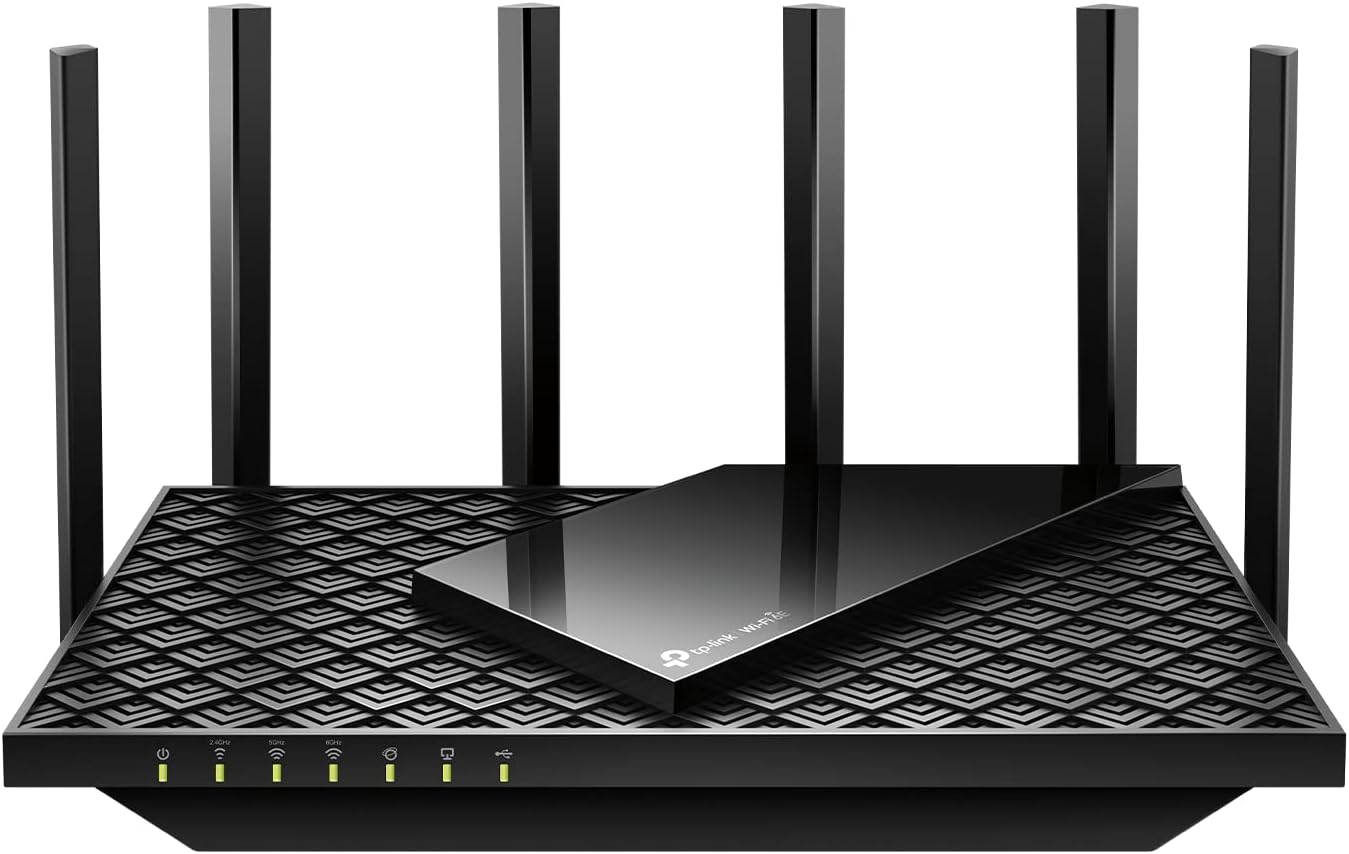 TP-Link AXE5400 - Enrutador WiFi 6E de tres bandas (Archer AXE75),...