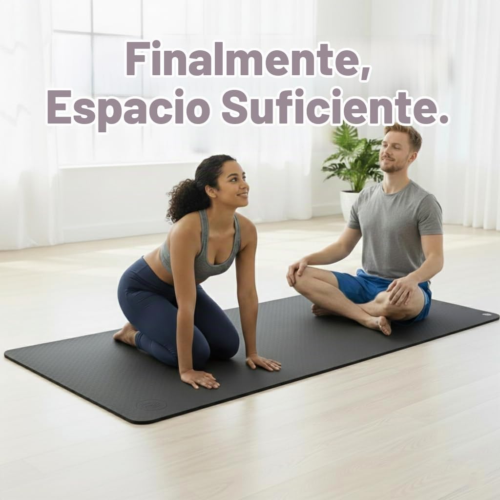 Tatago Esterilla de Yoga Extra Grande 84" Ancha Antideslizante y Gruesa para Ejercicio