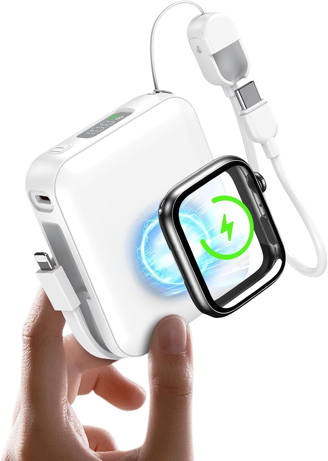 Luvknit Banco de energía magnético de 20000 mAh para Apple Watch