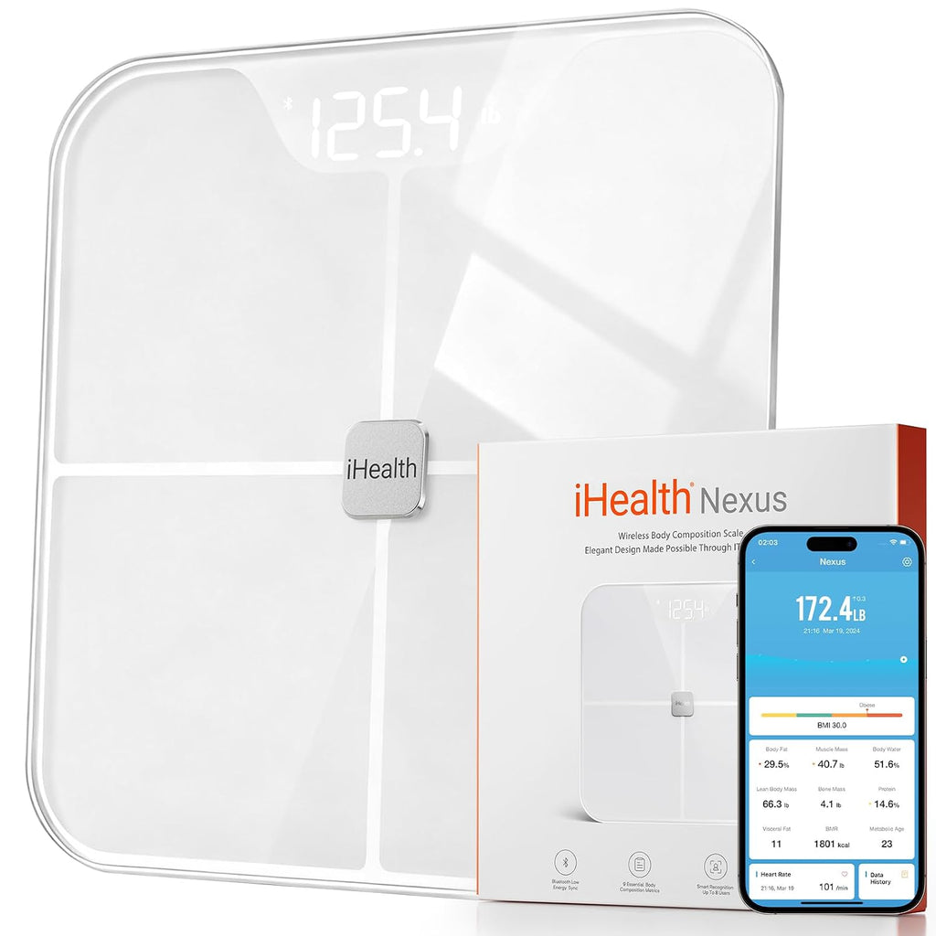 iHealth Nexus - Báscula inteligente para peso corporal, báscula digital de
