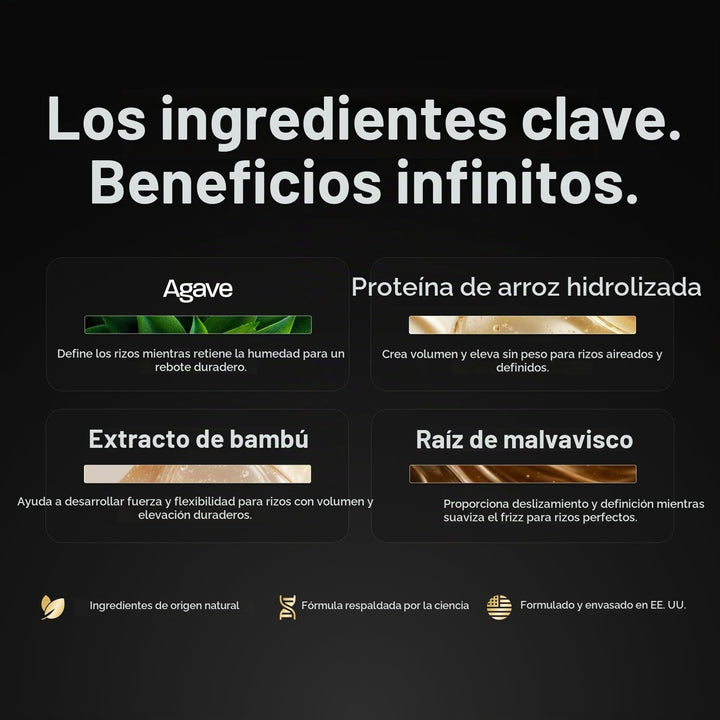Base de mousse para rizos, volumen instantáneo y definición (6.8 on...