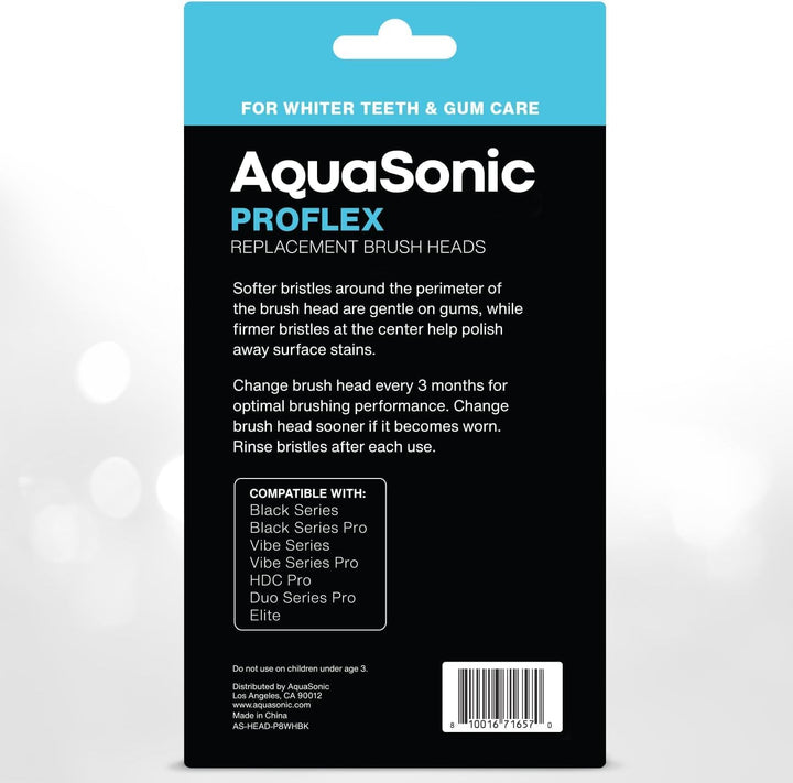 AquaSonic Cabezales de cepillo de repuesto originales Proflex | Ace...