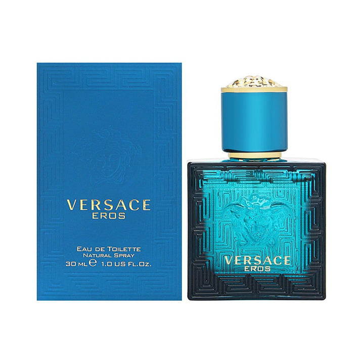 Versace Eros para hombre - Eau de Toilette en aerosol de 1.0 onzas