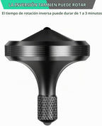 Giroscopio giratorio de metal de precisión, bien hecho de acero inoxidable, giro de larga duración que supera los 8 minutos, juguete de escritorio EDC, equilibrio perfecto, fácil de usar