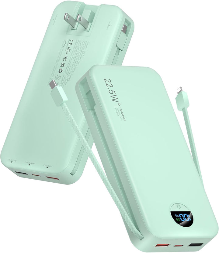 citicr Cargador portátil con batería externa con pantalla LED, 2000...