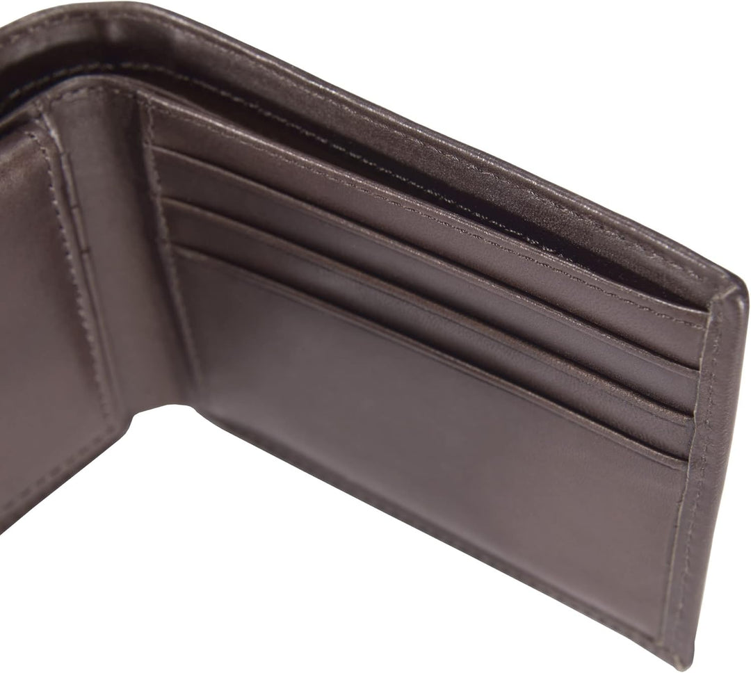 Carhartt Carteras duraderas de cuero marrón aceitado para hombre, d...