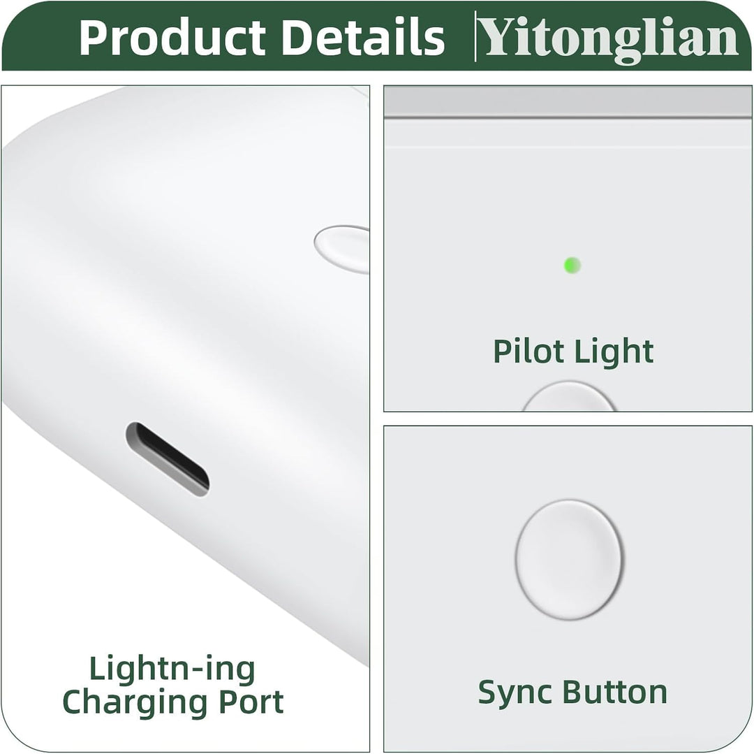 Funda de carga de repuesto para AirPods Pro de 1ª y 2ª generación -...