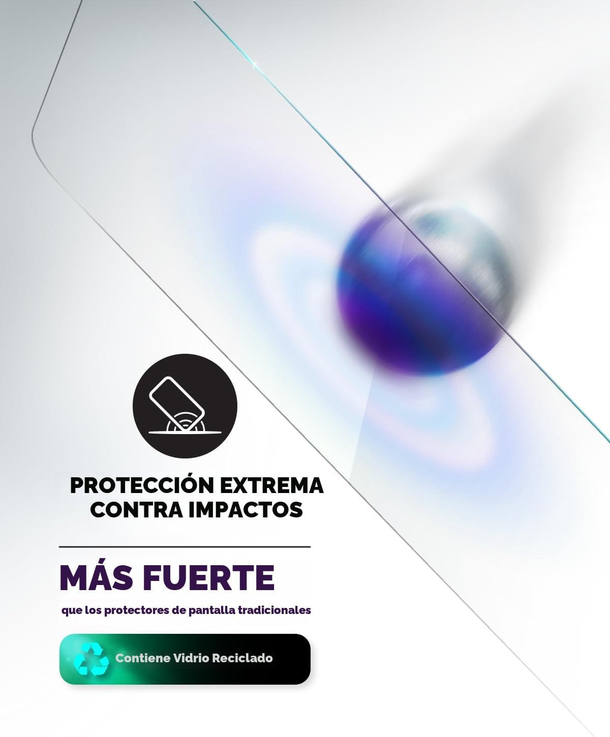 ZAGG Glass+ Protector de pantalla para iPhone 15 Pro Max