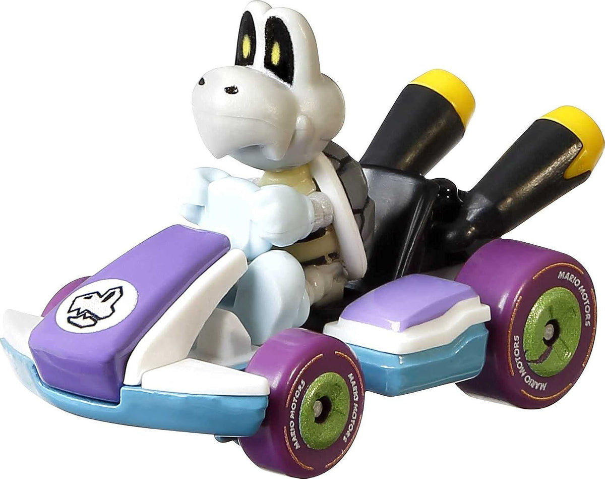 Hot Wheels Mario Kart - Paquete de 4 vehículos de los personajes favoritos de los fans que incluye 1 modelo exclusivo, regalo coleccionable para niños y fans a partir de 3 años
