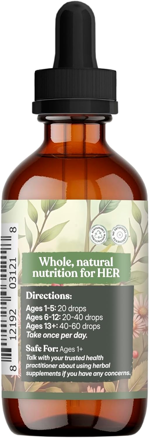 Earthley Wellness Nourish Her Naturally, multivitamínico botánico l...