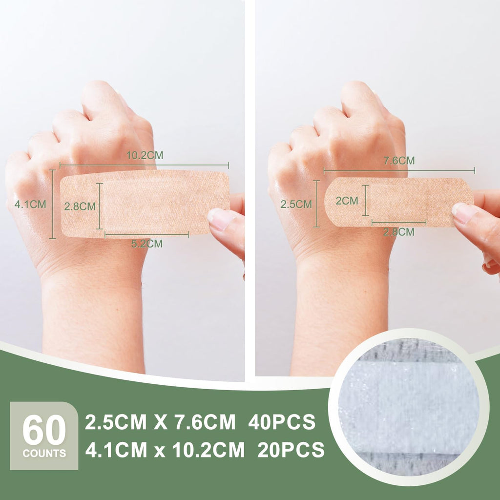 Silicone Bandages para Sensitive Skin Variety Pack Painless Removal