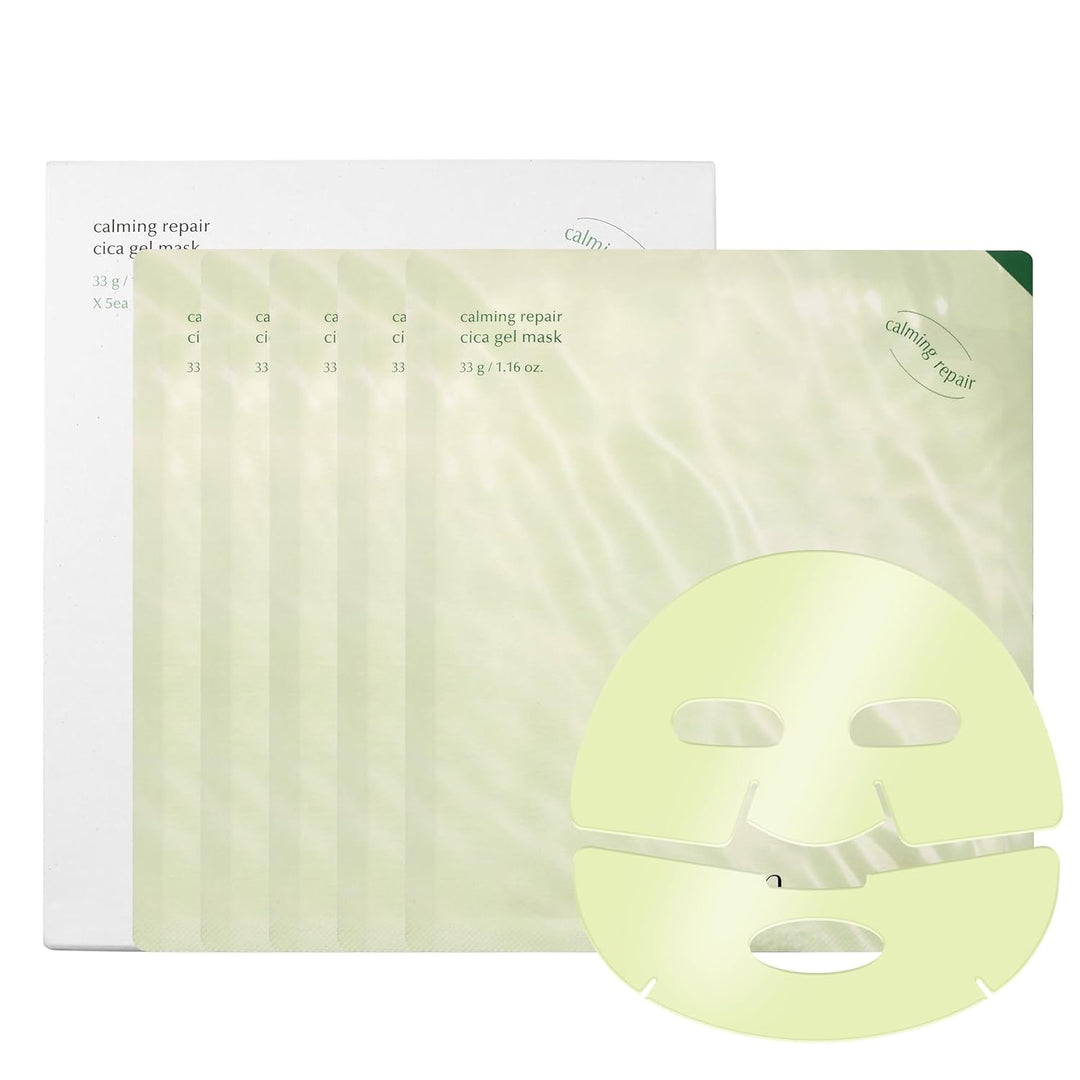 LUVUM Mascarilla calmante de gel de Cica, Centella, mascarilla de h...