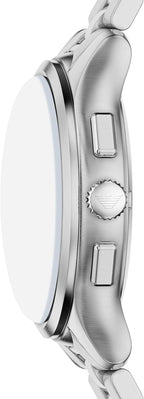 Reloj de Acero Inoxidable con Cronógrafo Emporio Armani