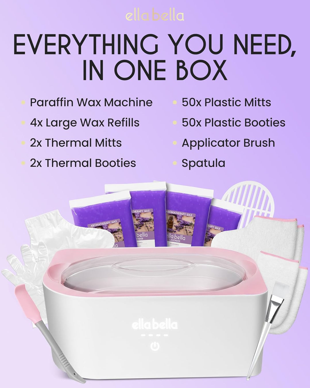 ELLA BELLA® Máquina de cera de parafina para manos y pies \u2022 Ca...