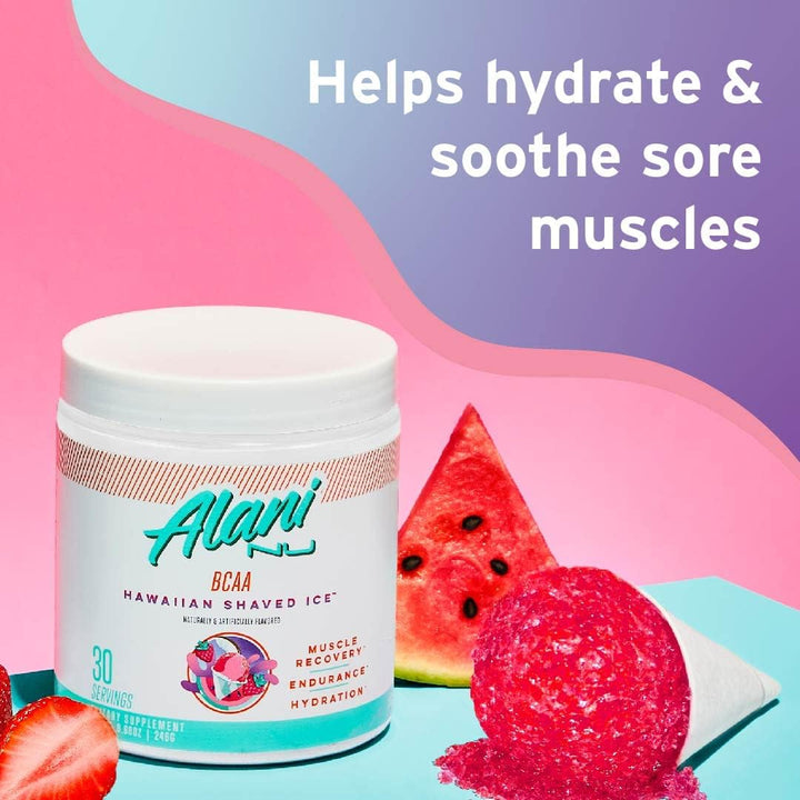 Alani Nu BCAA Hawaiian Shaved Ice | Aminoácidos Esenciales de Caden...