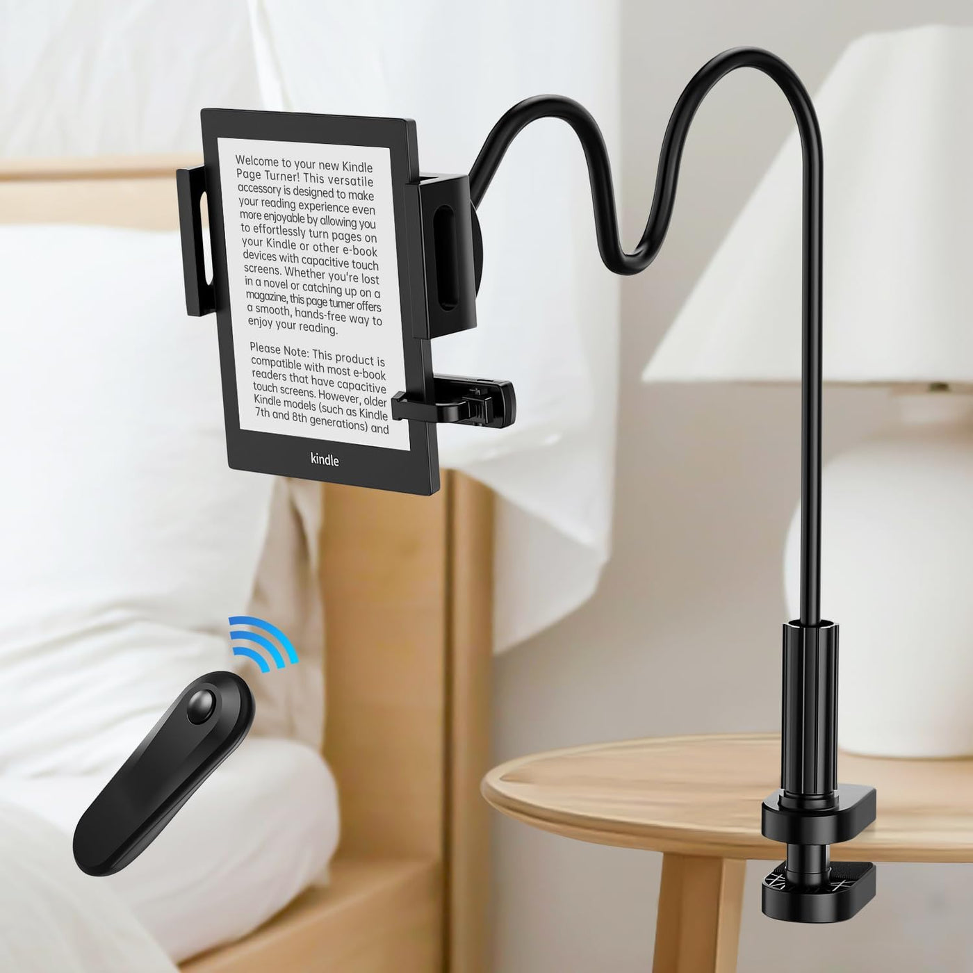TeoTeeo Soporte para Kindle con Pasador de Páginas Remoto