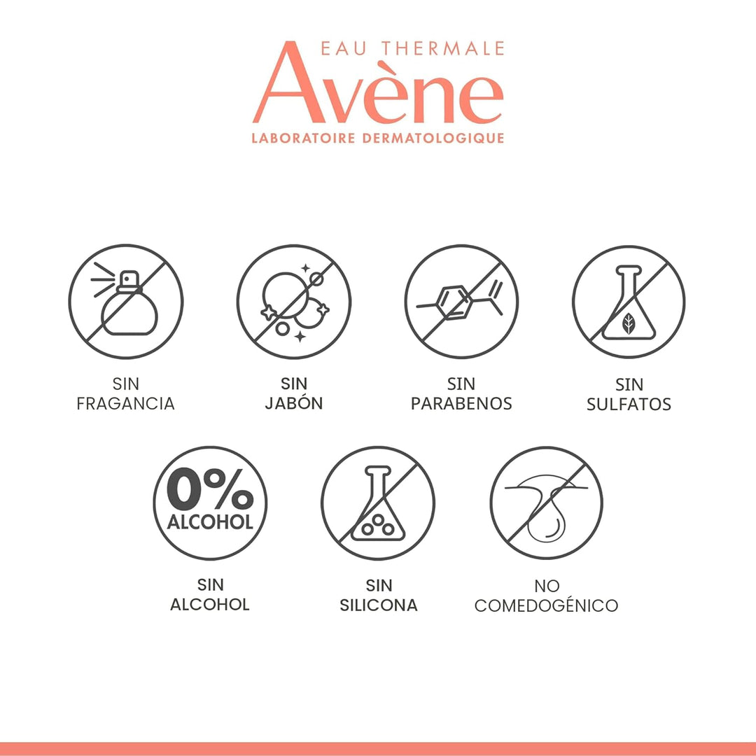 Avène Tolerance Limpiador facial en espuma diario, para todo tipo d...