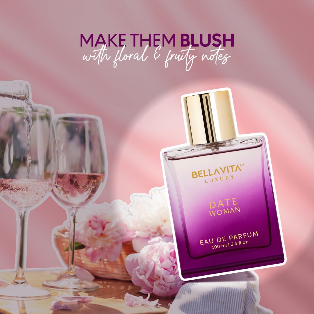 Bellavita Luxury DATE Eau de Parfum | 3.4 fl oz (3.4 onzas líquidas...