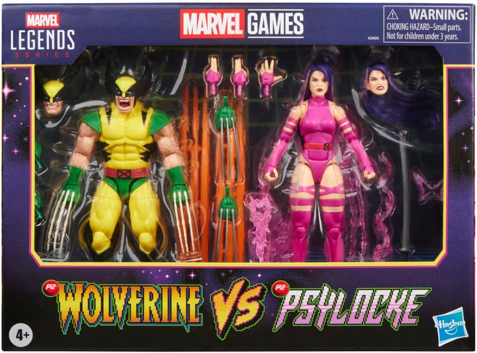 Marvel Serie Leyendas Wolverine vs Psylocke