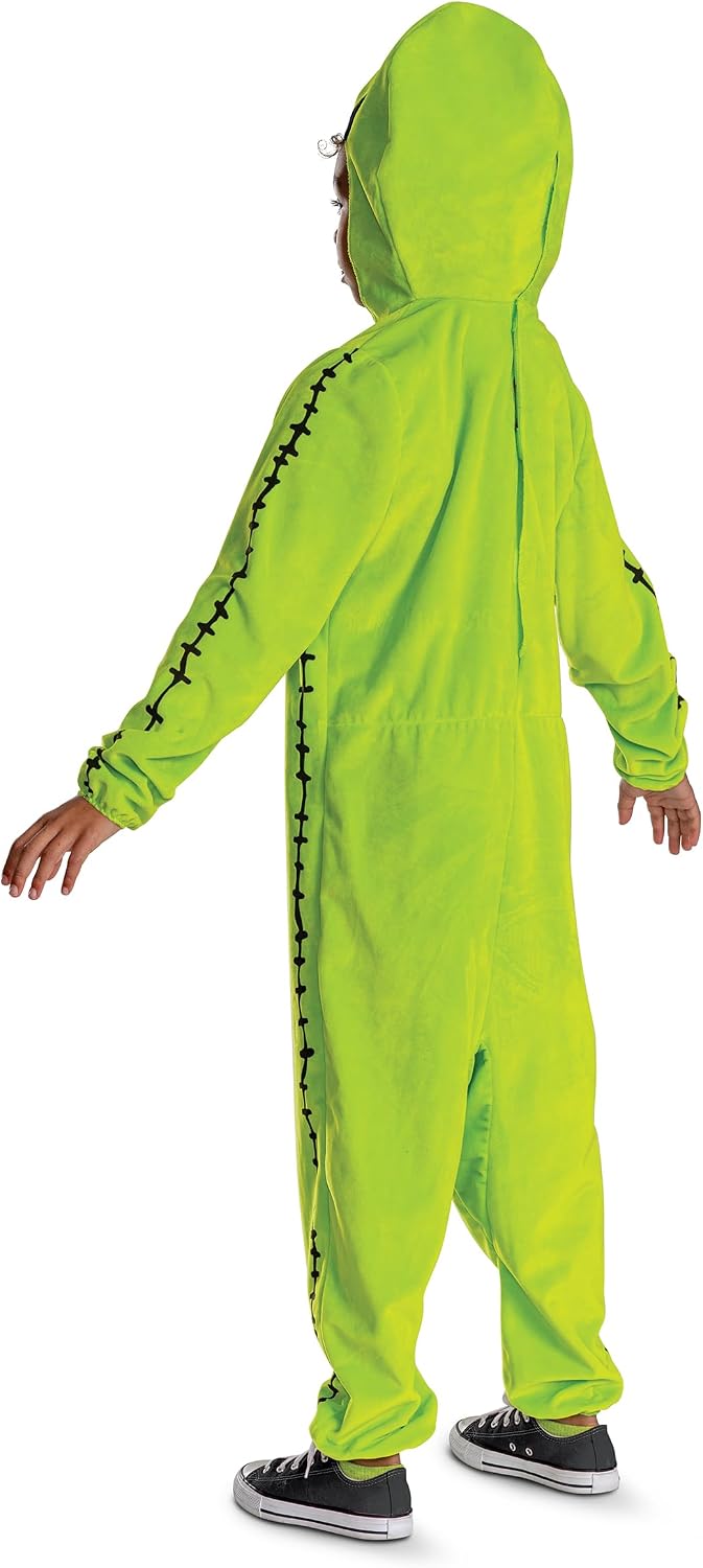 Disfraz de Oogie Boogie de Pesadilla Antes de Navidad de Disney, overol con capucha con licencia oficial