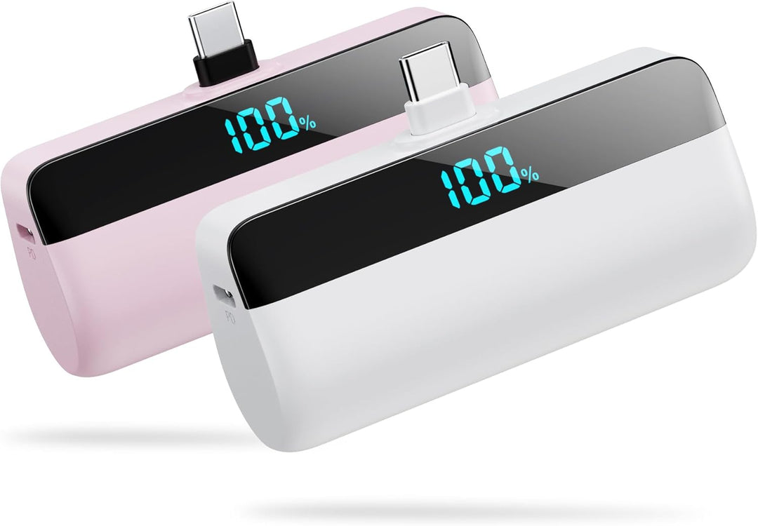 [Paquete de 2] Mini cargador portátil para iPhone 17\/16\/15, carga...