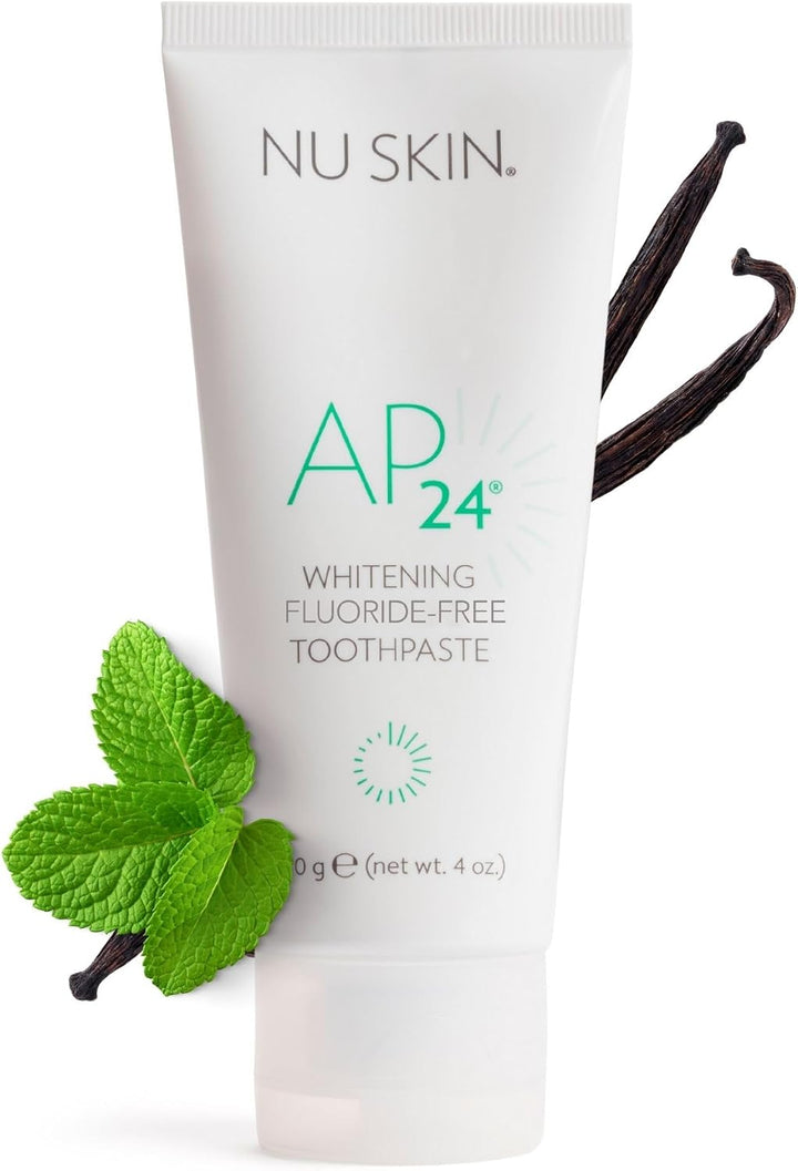 Nu Skin AP 24 Pasta dental blanqueadora sin flúor, 4 onzas, 1 paque...
