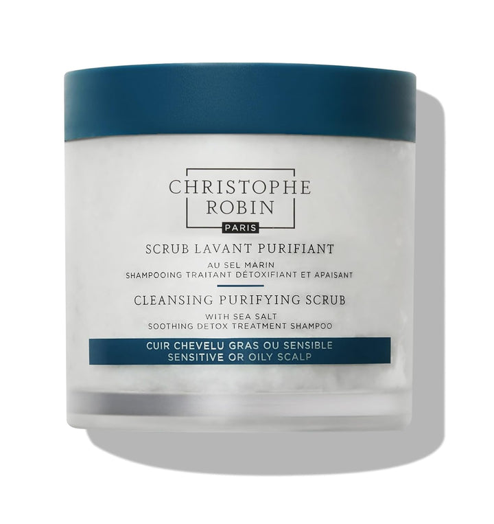 Christophe Robin Exfoliante purificador del cuero cabelludo con sal...