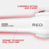 Secador de pelo sin mango Red by KISS 2200 W de cerámica y turmalin...